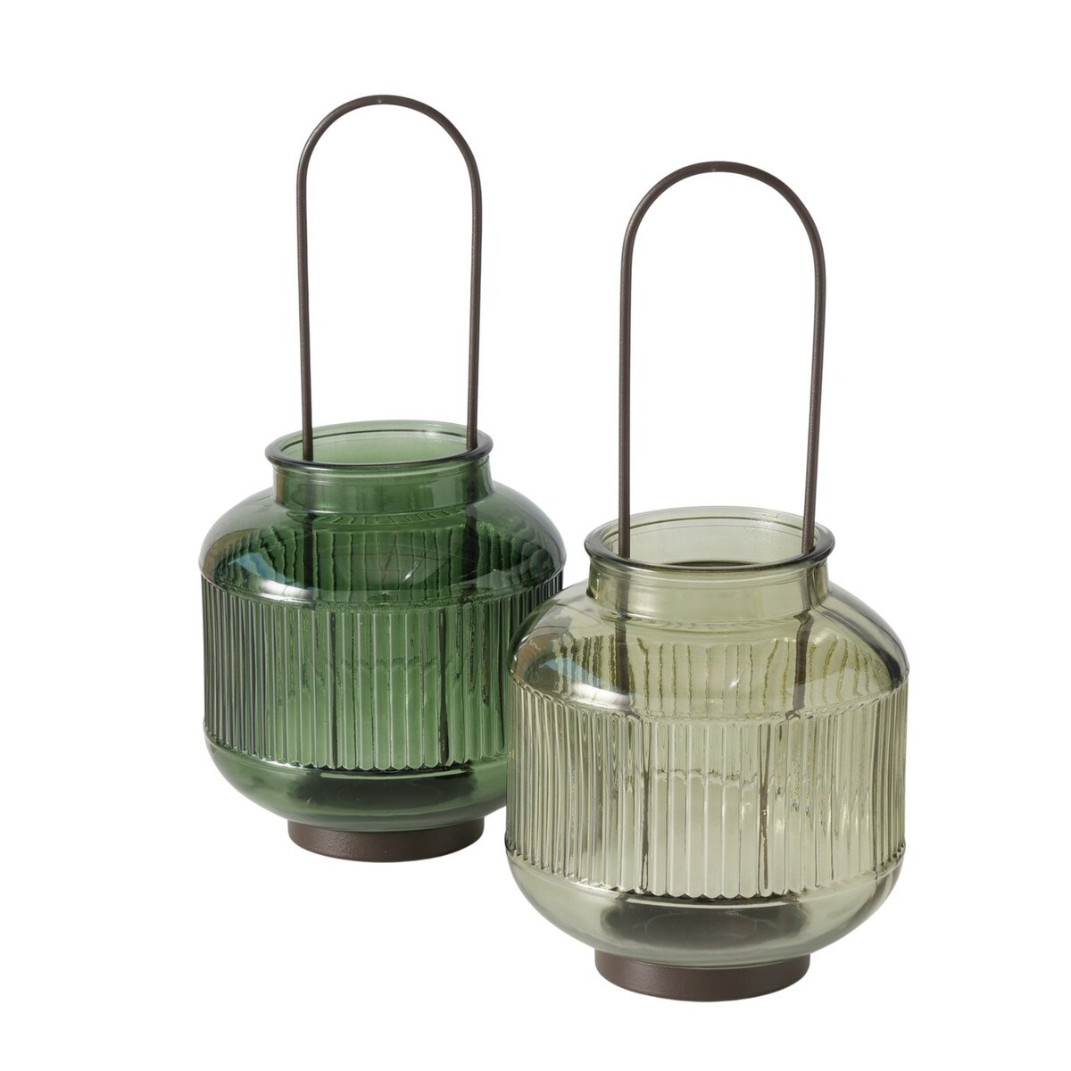 Świecznik szklany na tealight ZENOR, 29 cm