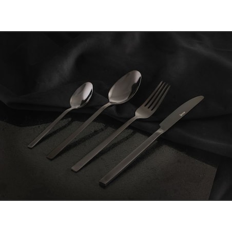 Łyżeczka do herbaty Piano Shiny black 3 sztuki zawieszka 30848