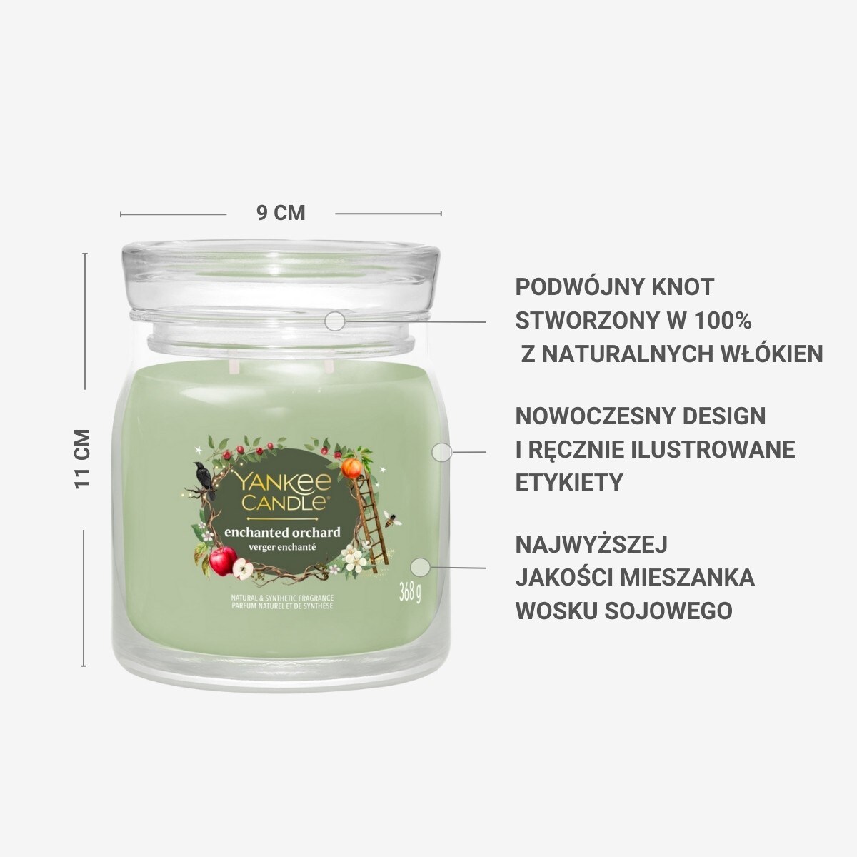YC SIGNATURE – Świeca średnia ENCHANTED ORCHARD