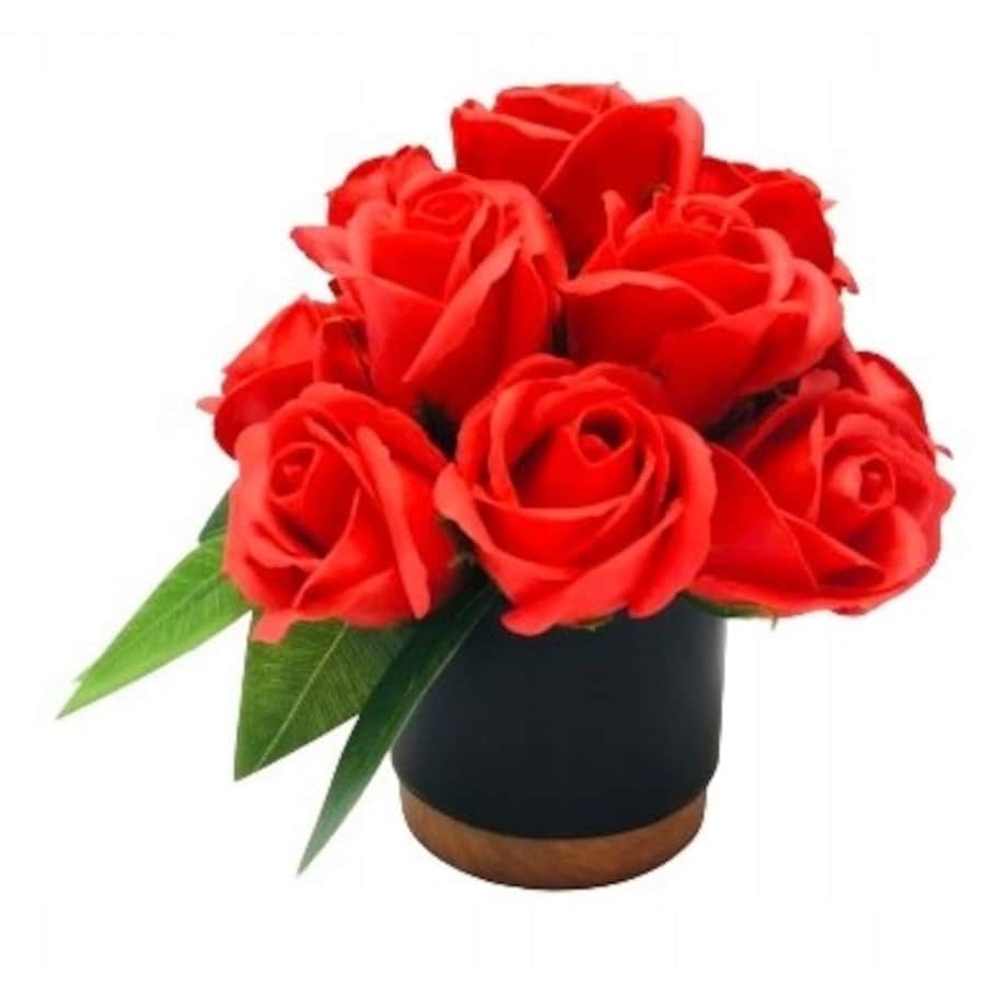 KWIATY MYDLANE bukiet mały NA DEKORACJE STÓŁ PREZENT KOBIET róża upominek