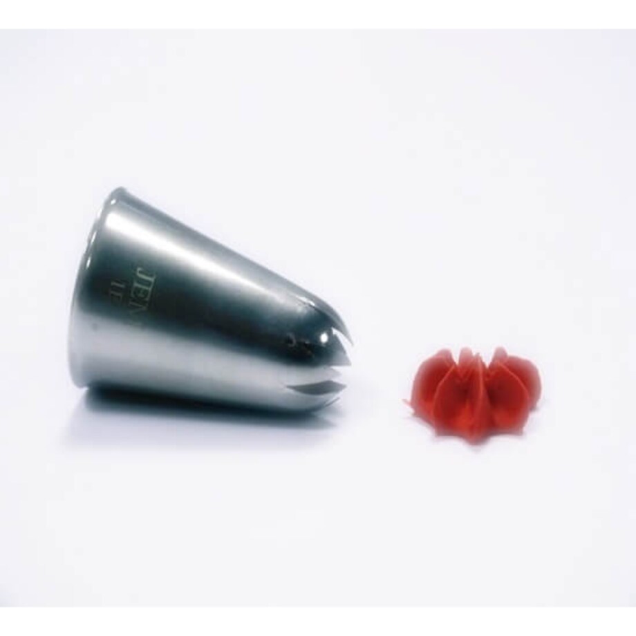 PME Stalowa końcówka dekoracyjna kwiat 1E