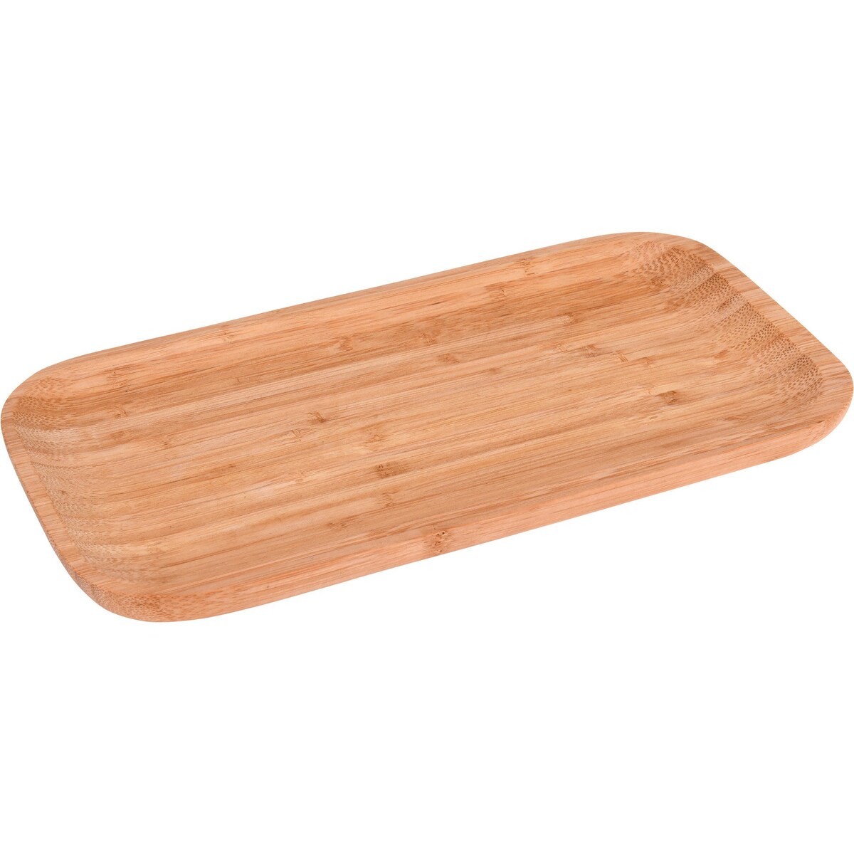 Taca do serwowania owoców, 25x13 cm, bambusowa