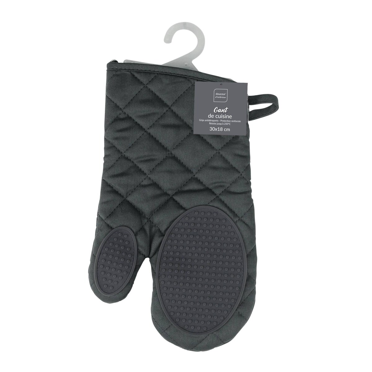 Rękawica kuchenna z silikonowym uchwytem, 30 x 18 cm