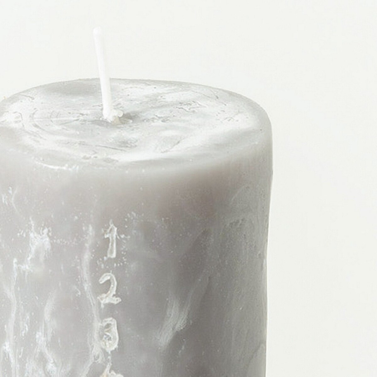 Świeca adwentowa szara 25 cm boże narodzenie, święta, świąteczne, szary, 5x5x25 cm