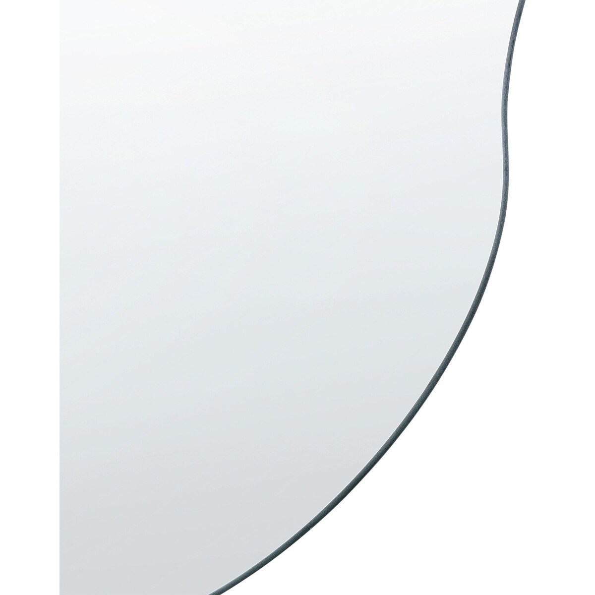 Lustro ścienne AUXERRE 40 cm 80 cm Srebrny