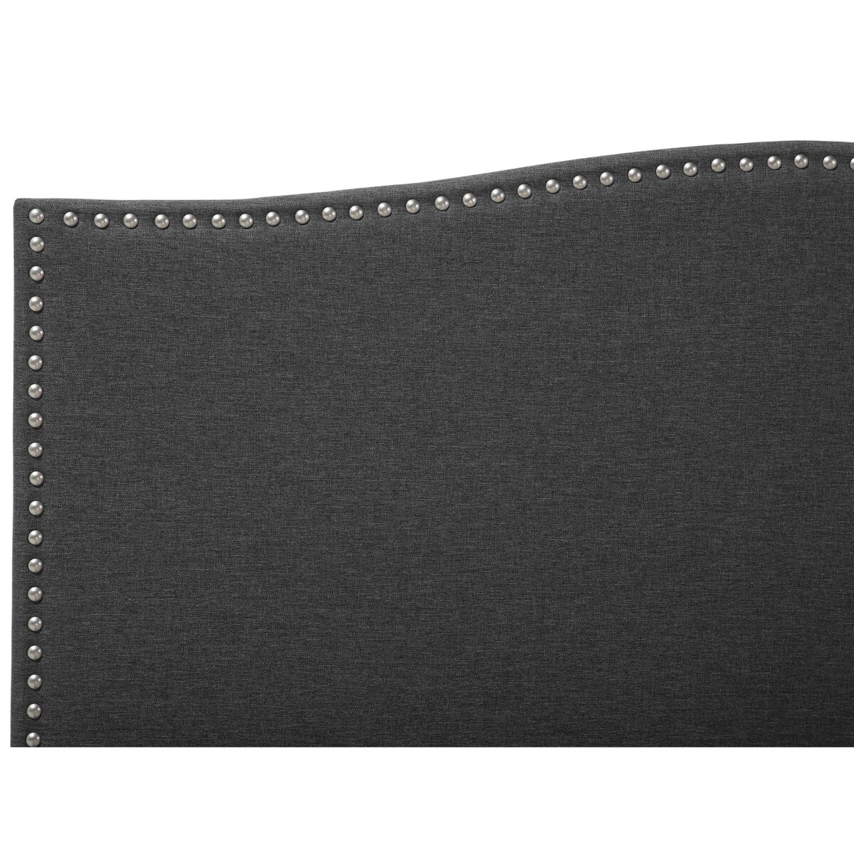 Łóżko tapicerowane 180 x 200 cm szare MONTPELLIER