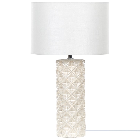 Lampa stołowa BALONNE Ceramika Jasnobeżowy