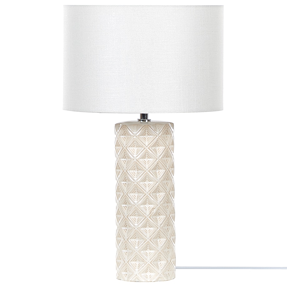 Lampa stołowa BALONNE Ceramika Jasnobeżowy