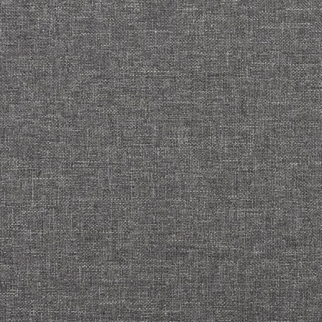 vidaXL Fotel z podnóżkiem, jasnoszary, obity tkaniną
