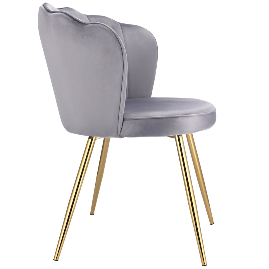 KRZESŁO Fiore szare