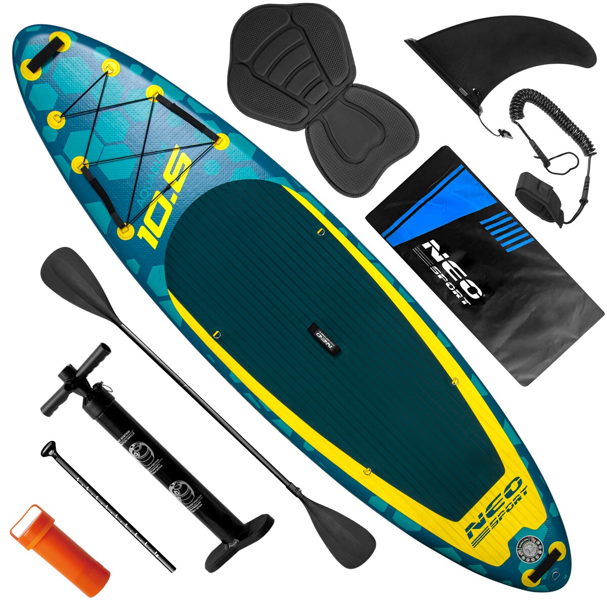 Deska SUP do pływania pompowana Paddle Aquasurf Neo-Sport 320cm ZESTAW