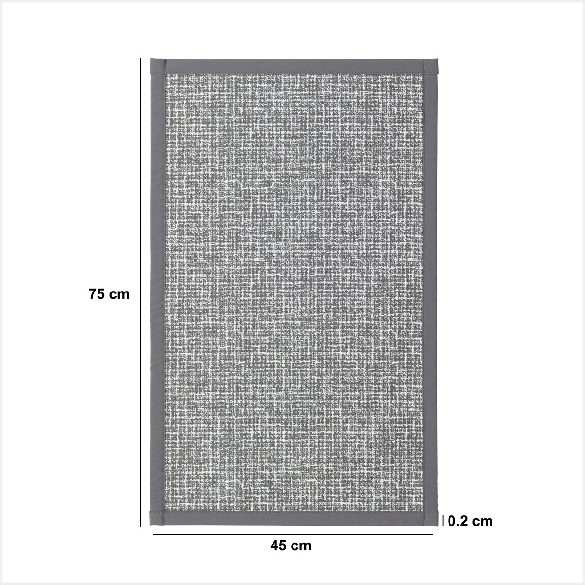 Chodnik do przedpokoju pleciony, 75 x 45 cm