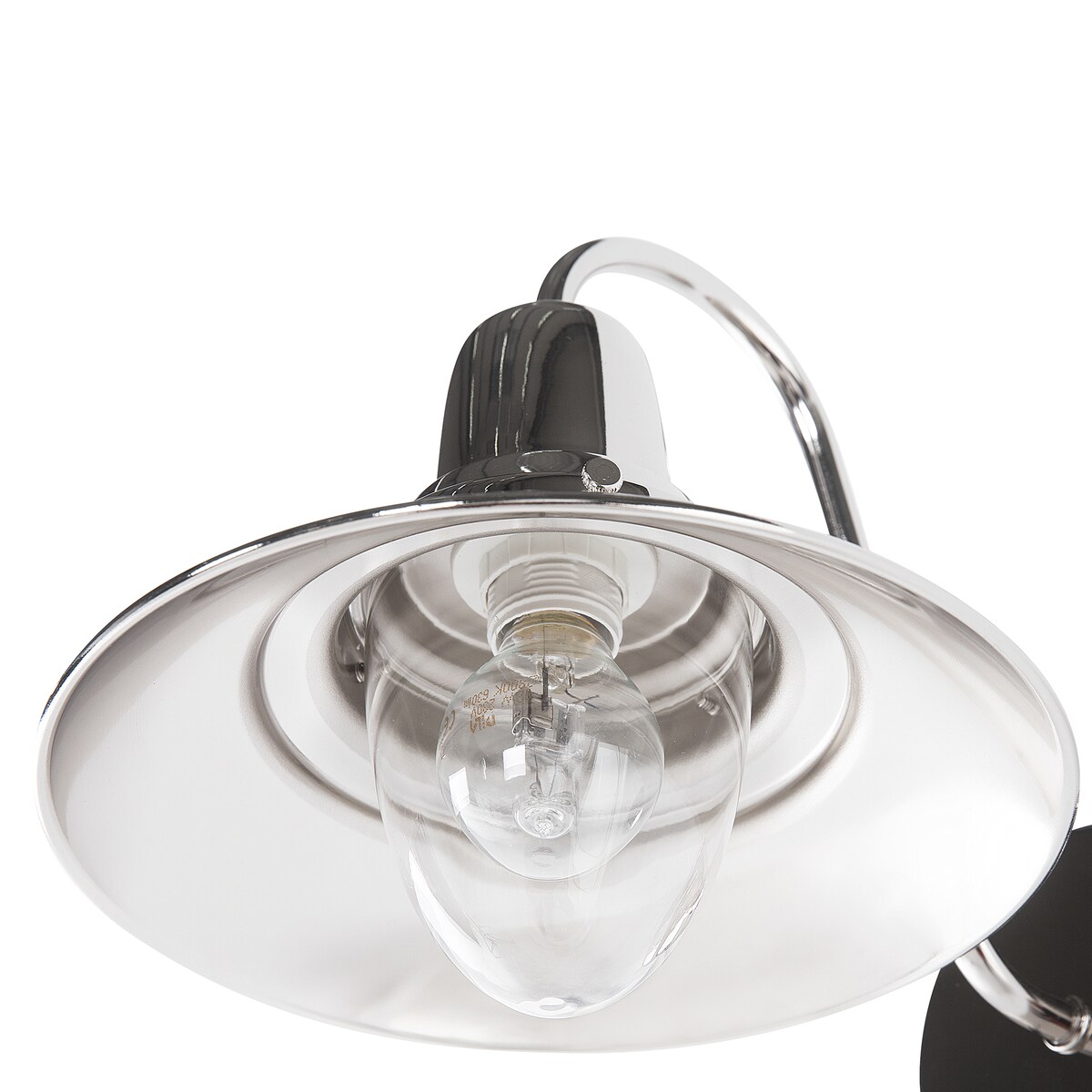 Lampa ścienna LUZA Srebrny Metal