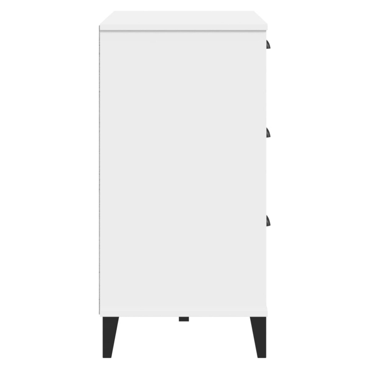 vidaXL Komoda VIKEN, biała, materiał drewnopochodny