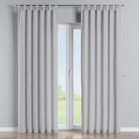 Zasłona na szelkach 1 szt. 130x260 srebrny