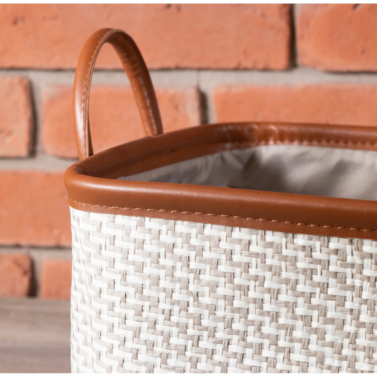 2 szt. ORGANIZER na szafkę półkę szary brązowy