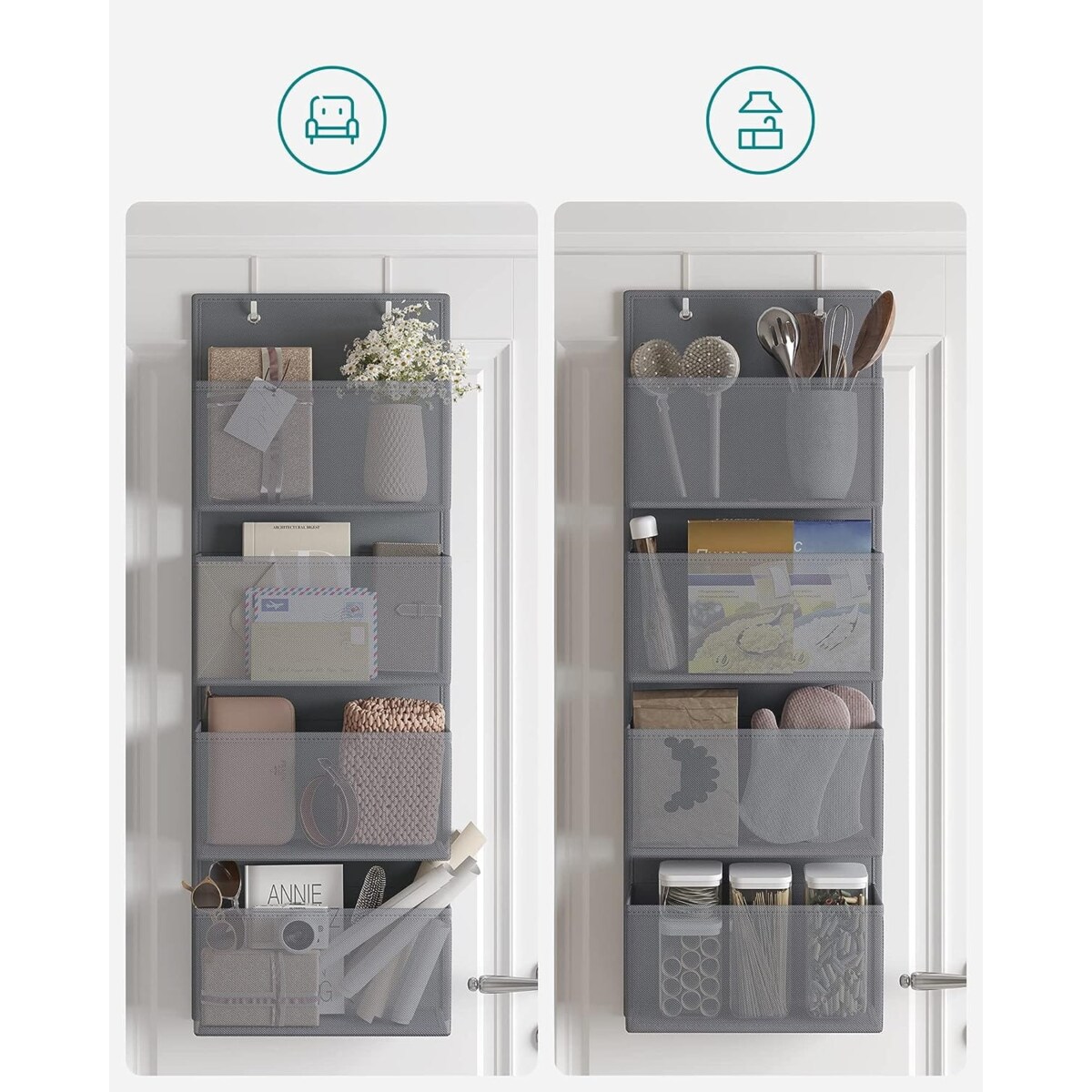 Organizer Wielofunkcyjny Wiszący Szary