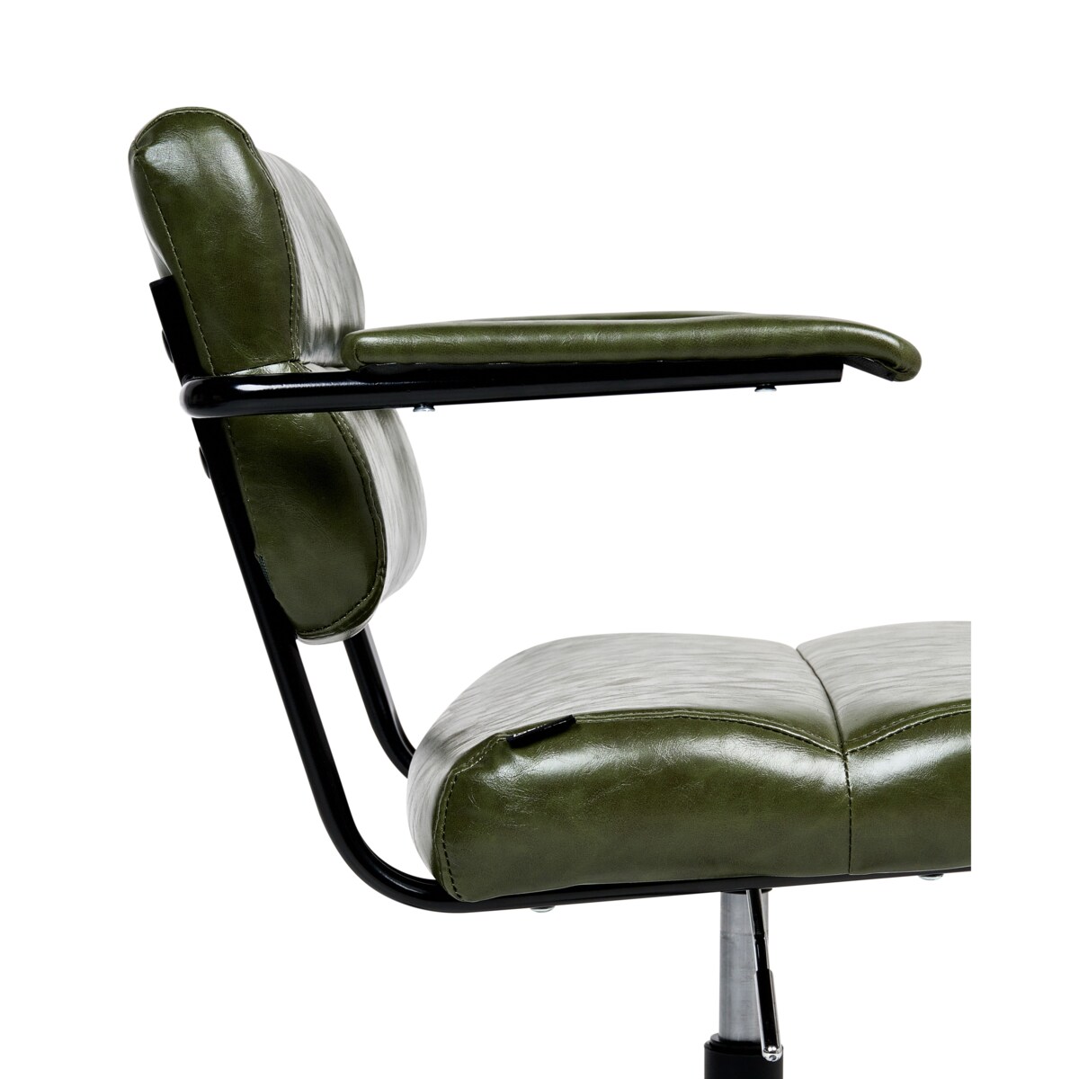 Krzesło obrotowe Obrotowy CANDOR Ekoskóra Ciemnozielony