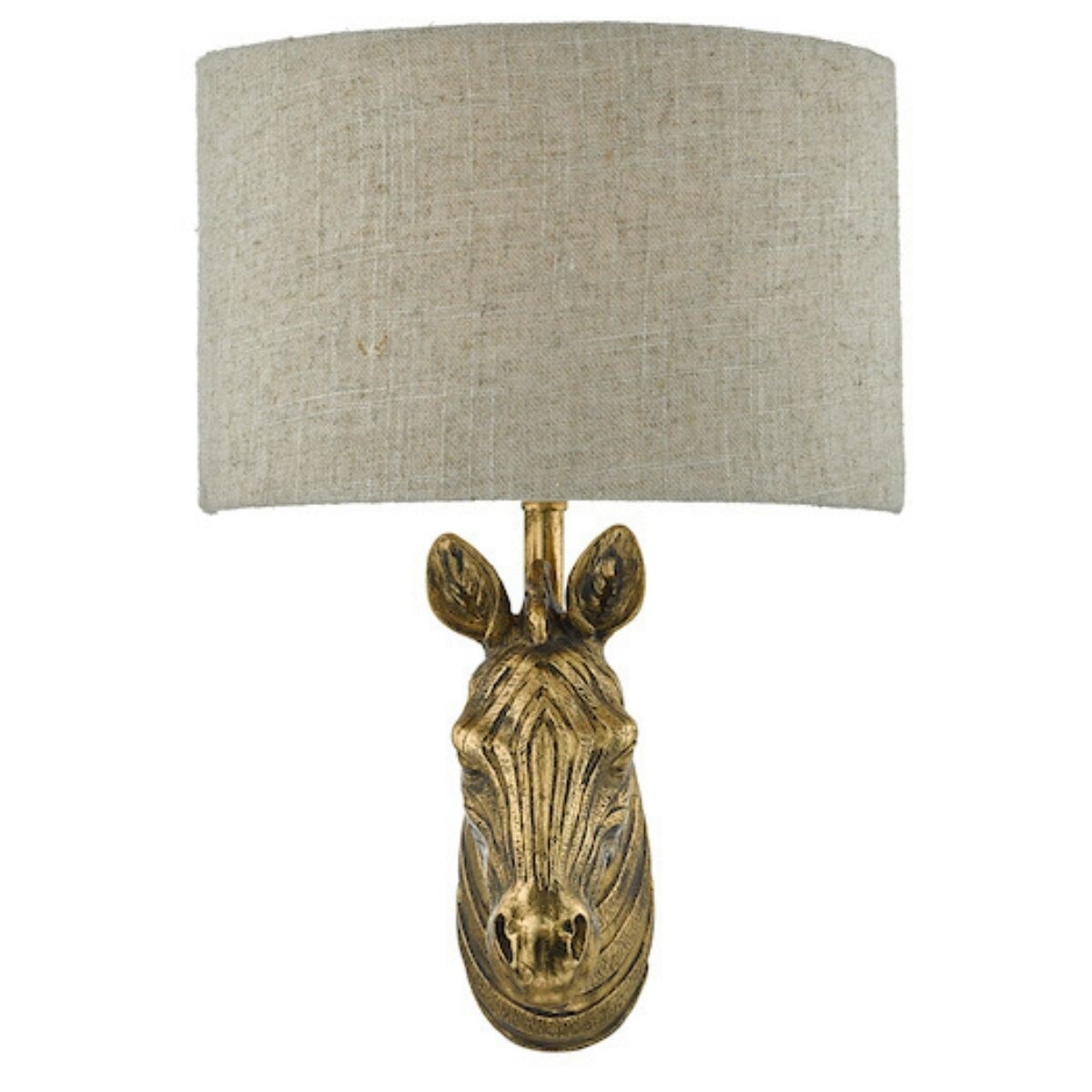 Kinkiet ścienny dekoracyjny Abby ABB0735 Dar Lighting zebra złota