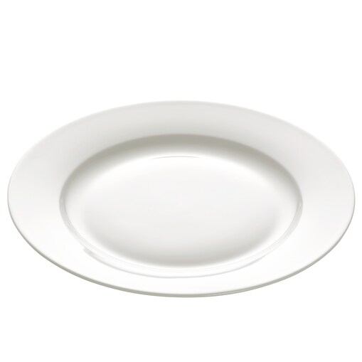 Talerz deserowy Cashmere Round z rantem, biały,20,5 cm