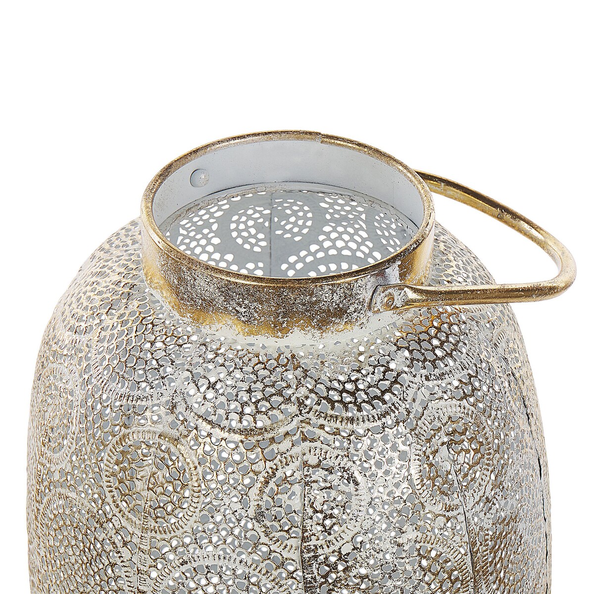 Lampion LANTAU Metal 30 cm Złoty