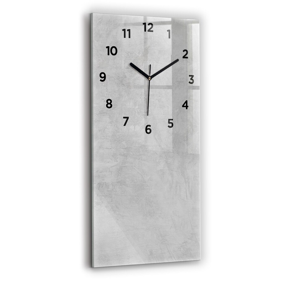 Zegar ścienny Gładki Beton, 30x60 cm