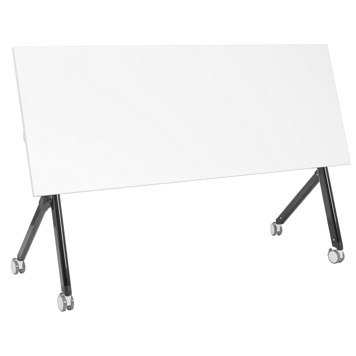Składane biurko BENDI Biały 160 cm 60 cm z kółkami