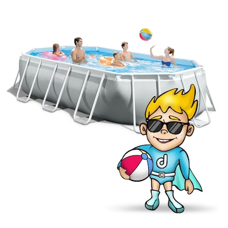 Basen stelażowy ogrodowy Intex 503x274 zestaw 21w1 26796