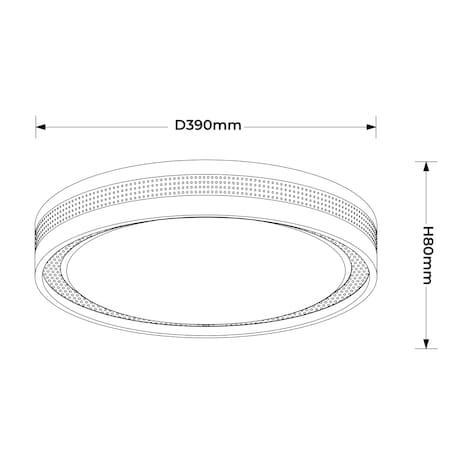 Plafon Light Prestige Ronda biały LED CCT 3000K/4000K/6000K (regulowana) 1 szt.