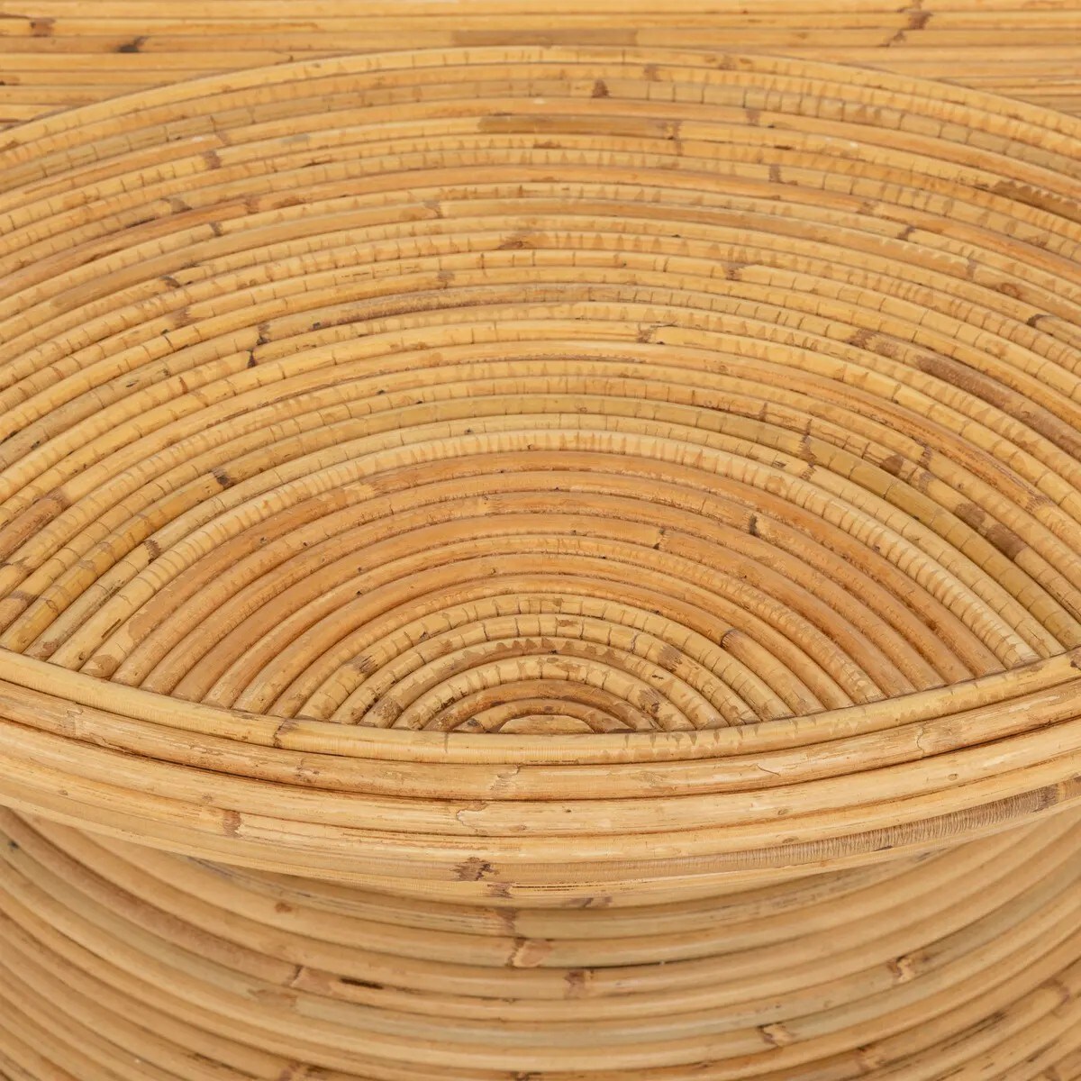 Stolik kawowy rattanowy Tanae 70x70x45cm