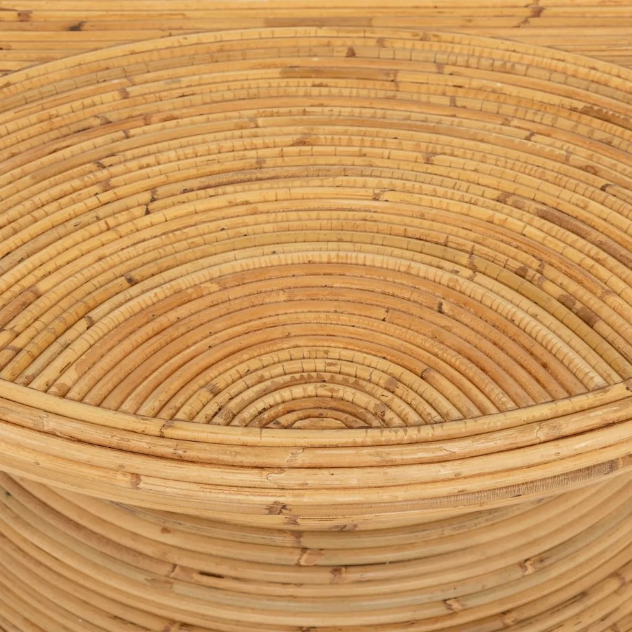 Stolik kawowy rattanowy Tanae 70x70x45cm