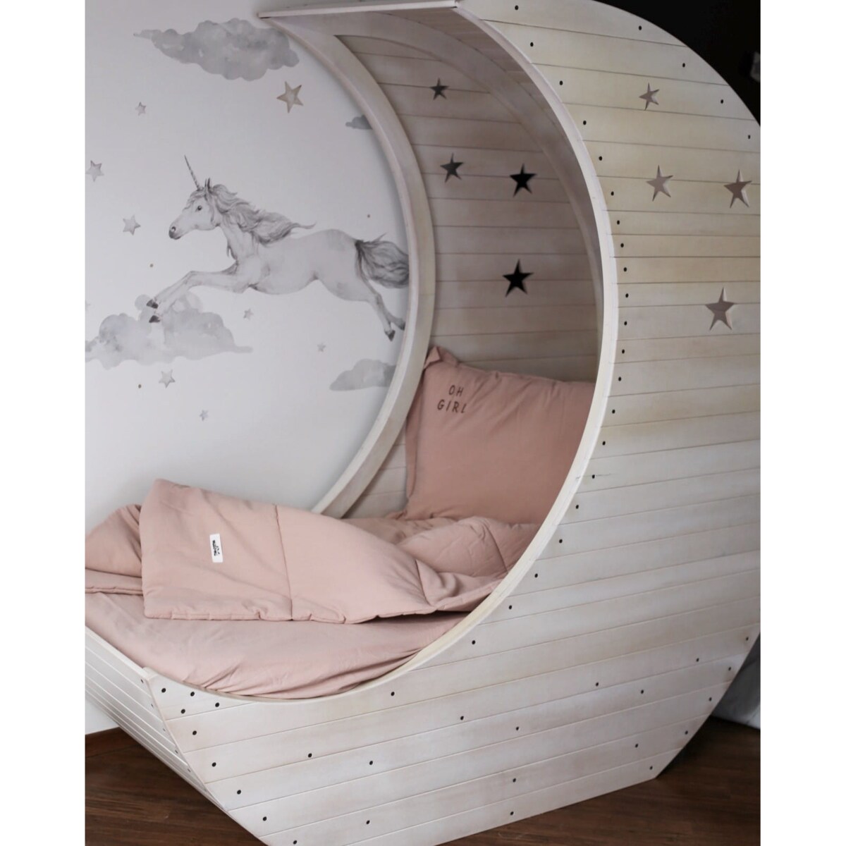 KOŁDERKA WASHED COTTON Z WYPEŁNIENIEM DUSTY PINK - L