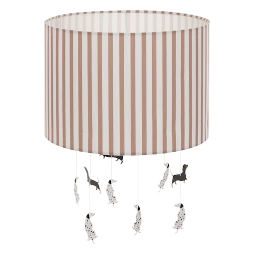 Lampa do pokoju dziecięcego SCOTT, pieski, Ø 29 cm