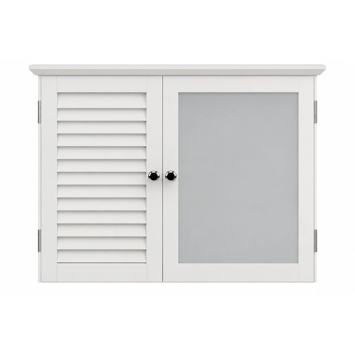 Szafka łazienkowa z lustrem 65x49x15 cm biała