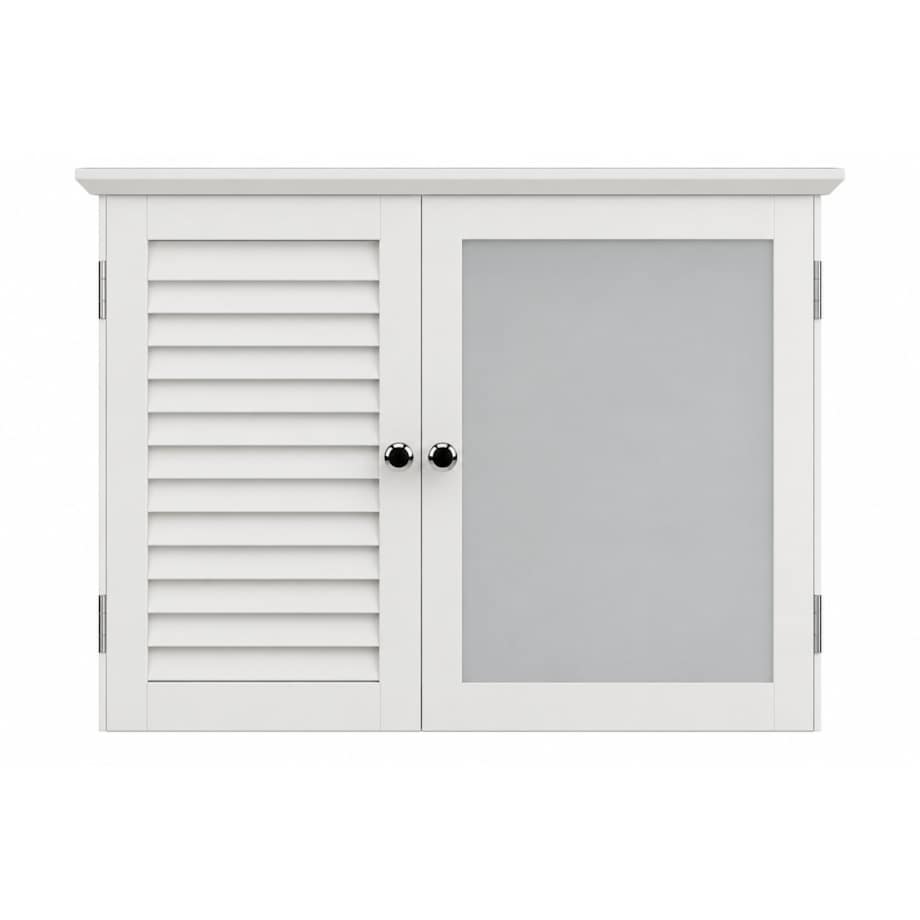 Szafka łazienkowa z lustrem 65x49x15 cm biała