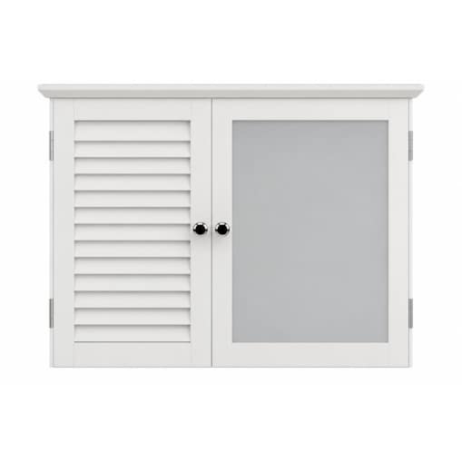 Szafka łazienkowa z lustrem 65x49x15 cm biała