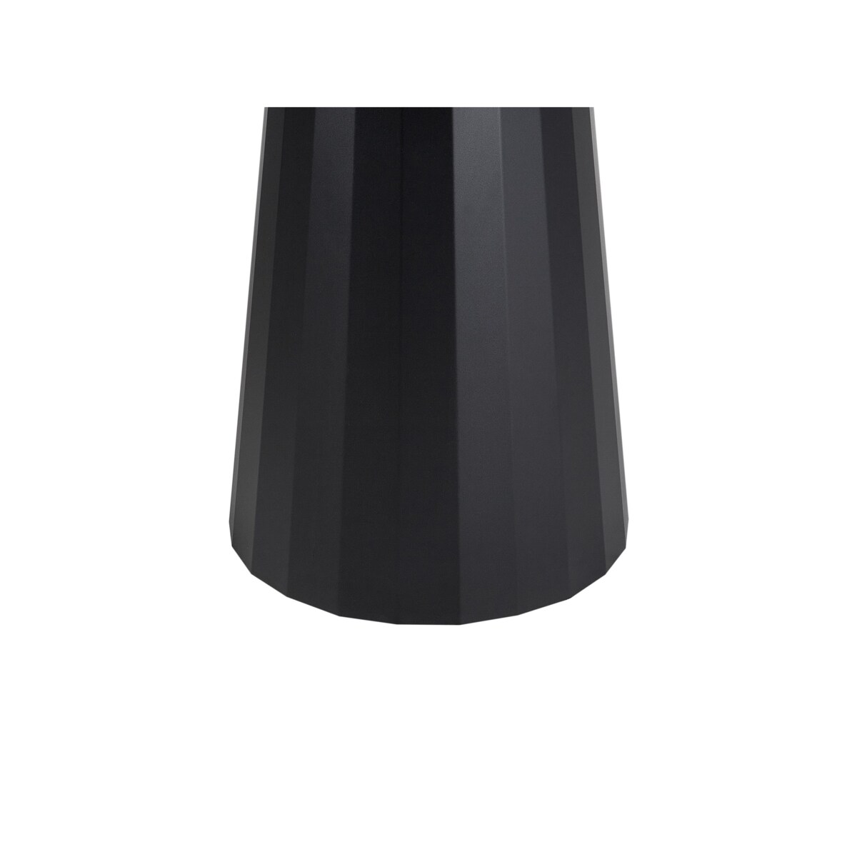 Stół do jadalni okrągły 100 cm czarny PLATO