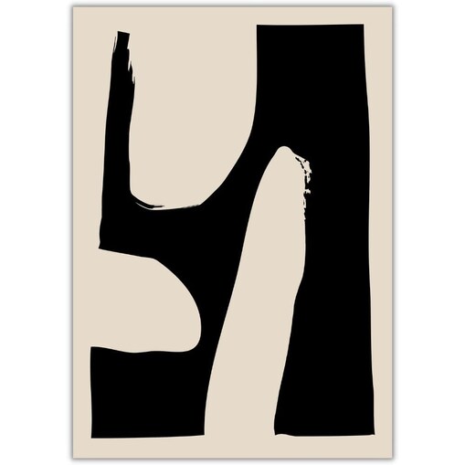 plakat black abstract 2 50x70 cm