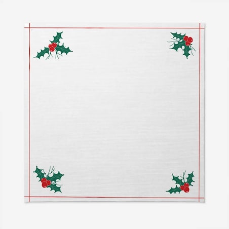 Obrus świąteczny - drzewko świąteczne ramka - 140x140