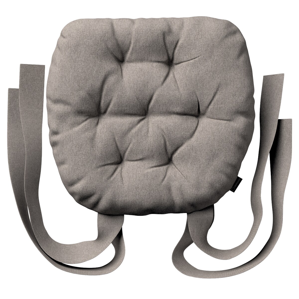 Poduszka na krzesło Marcin, beżowo-szary, 40 x 37 x 8 cm, Etna