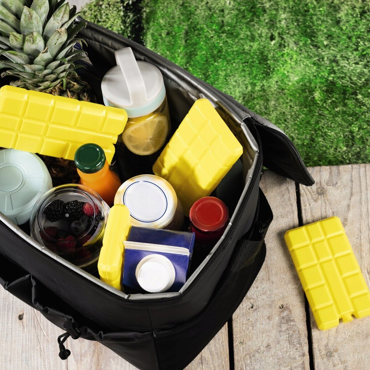 XAVAX Wkład chłodzący do lodówki turystycznej 4 sztuki wielorazowe