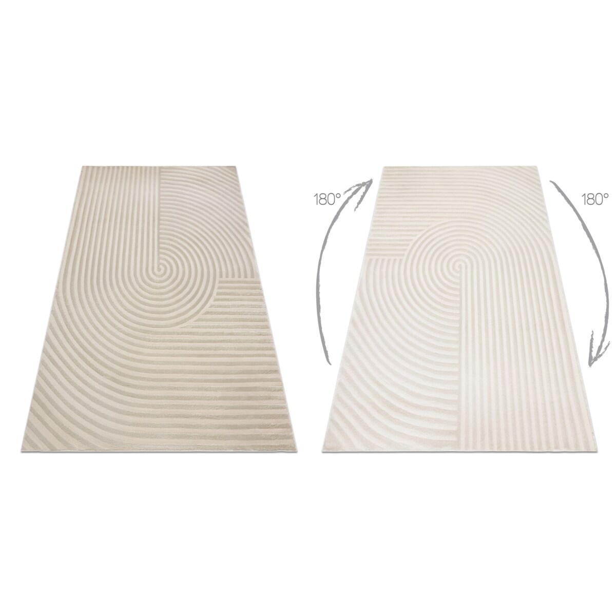 Dywan BALANCE 1921 taupe - Geometryczny, 240x330 cm