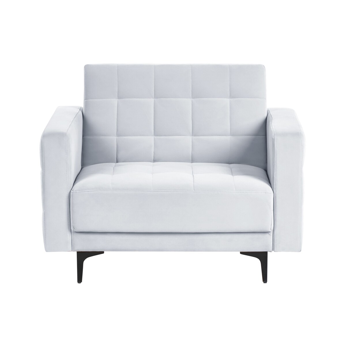 Fotel ABERDEEN Welur Jasnoszary