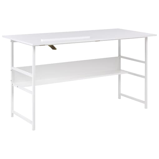 Biurko kreślarskie z regulowanym blatem ORAN 140 cm 60 cm Biały