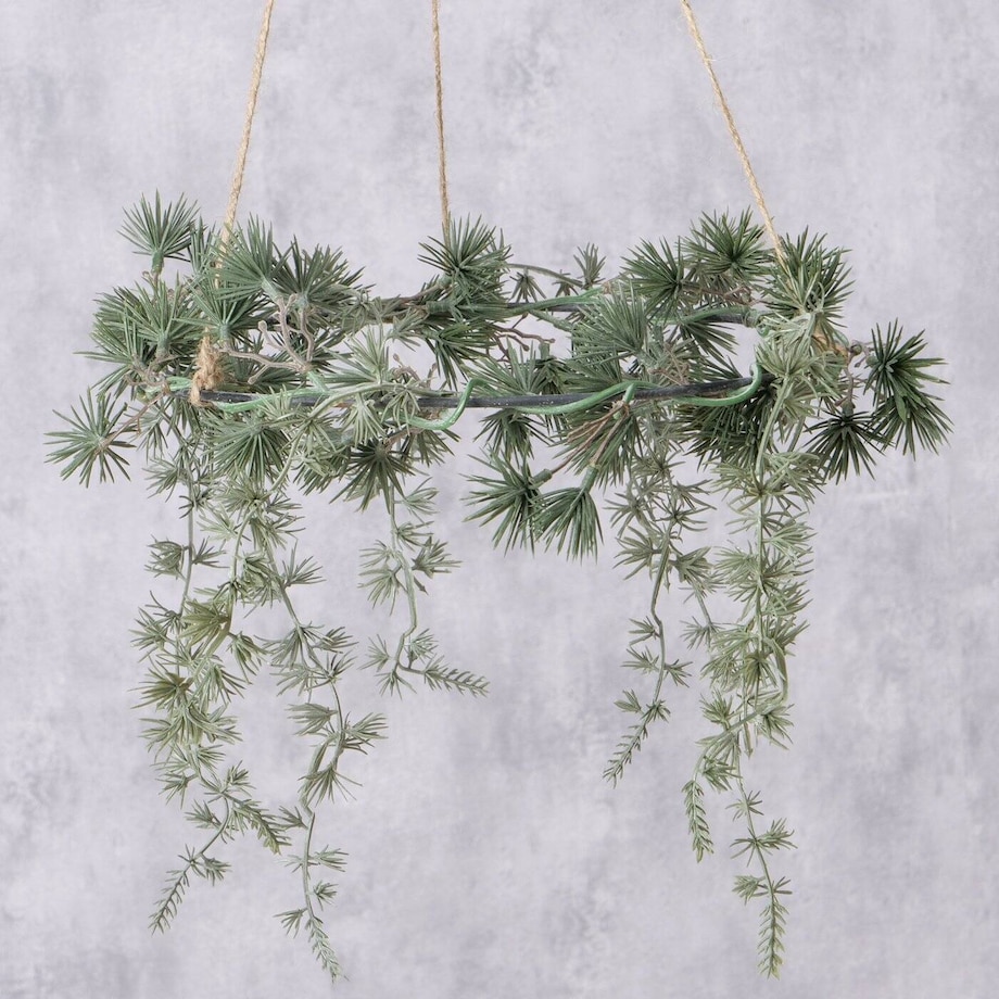 Ozdobny wieniec ręcznie wykonany KIEFER, Ø35 cm