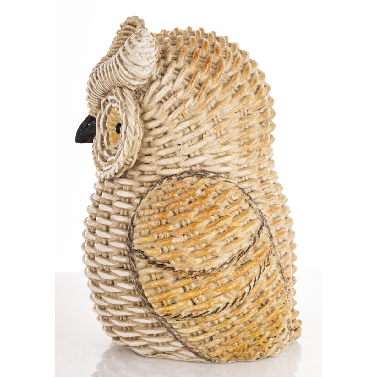 Dekoracja - sówka 16,5x12x11 cm OWL brązowa