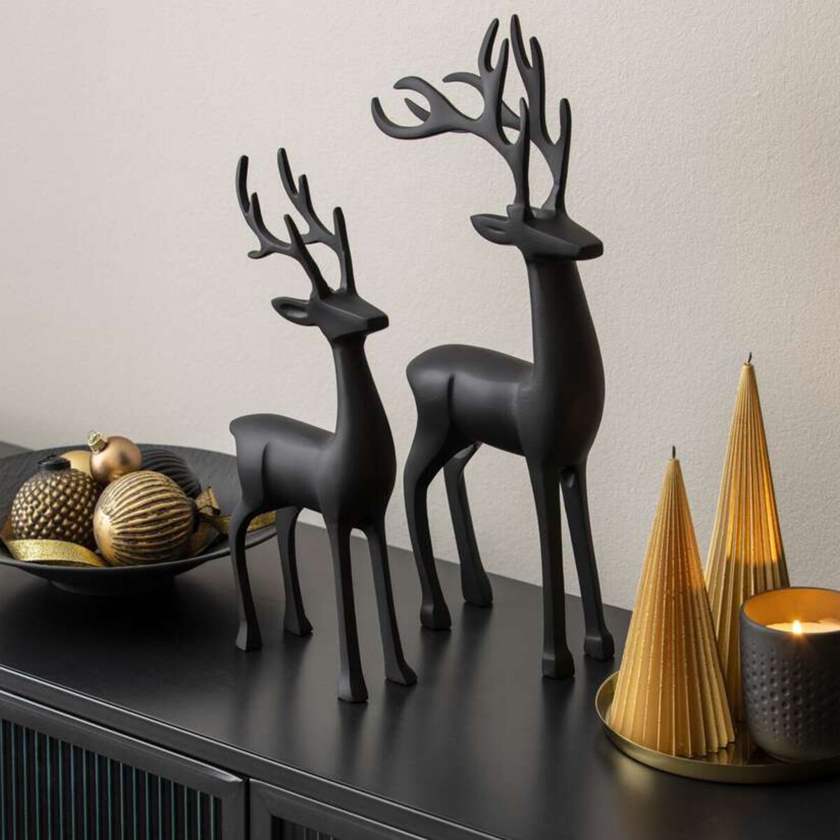 Figurka Renifer Christmas Chic Villeroy & Boch czarna