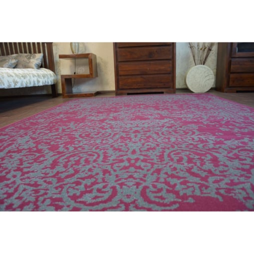 Dywan Vintage 22208/082 bordo / szary rozeta 200x290 cm