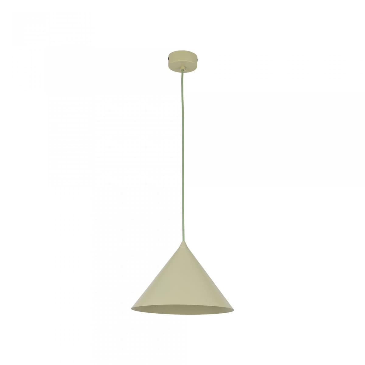 Lampa wisząca TK Lighting CONO M Pistacjowa 1xE27 loftowa regulowana wysokość 11418