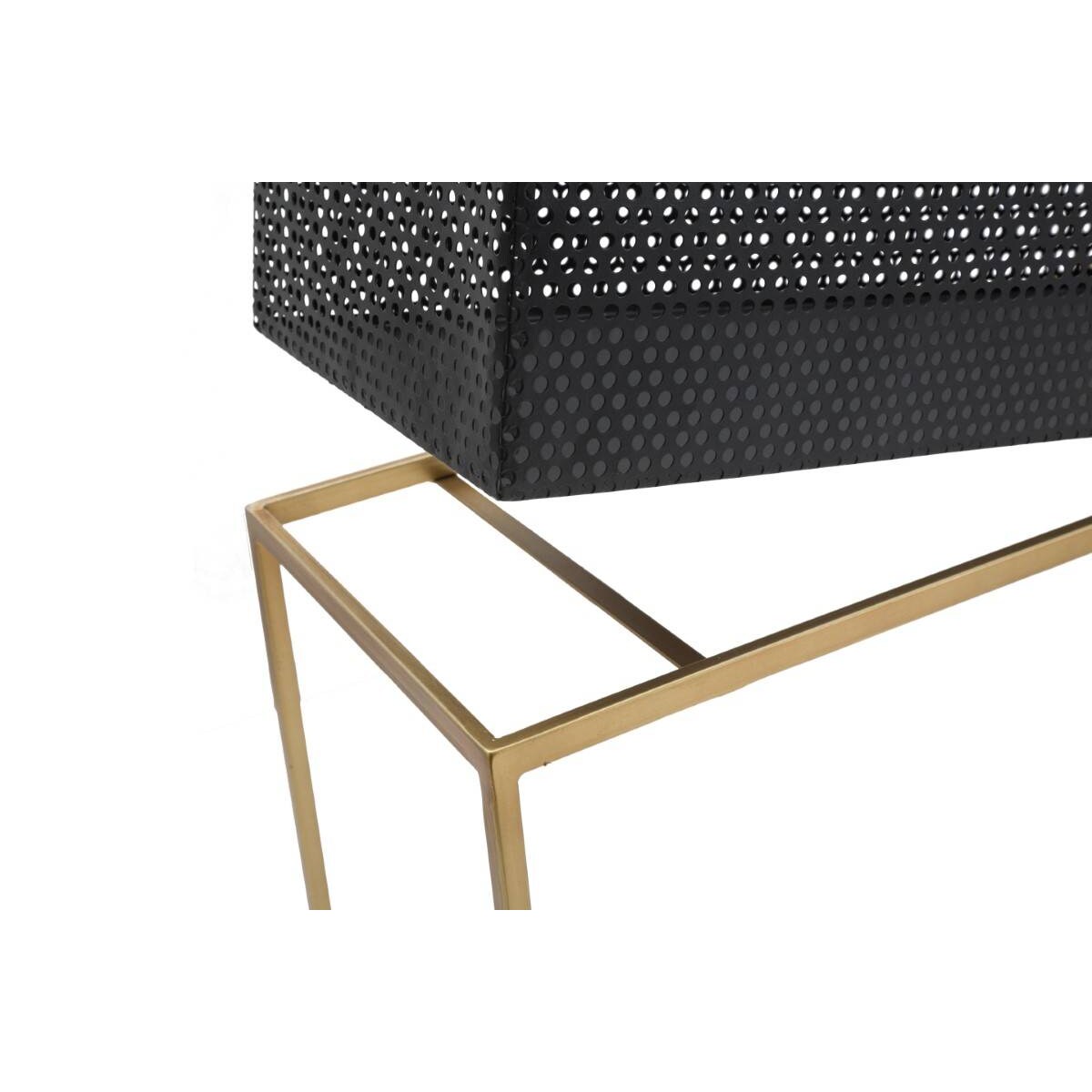 Doniczki z metalowej siatki na stojaku